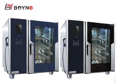 China Kippen Roosterende Machine 6 en Tray Combi Oven Boiler die stomen bakken Te koop