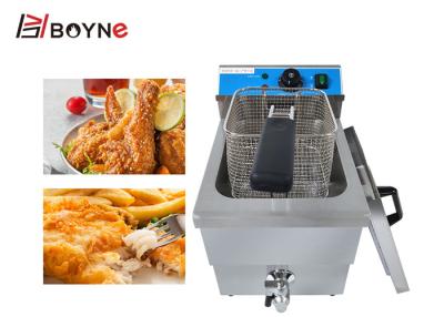 Κίνα 3.3kw εμπορικό ηλεκτρικό Fryer δεξαμενών πετρελαίου καταστημάτων 12L γρήγορου φαγητού εξοπλισμού κουζινών μαγειρεύοντας προς πώληση