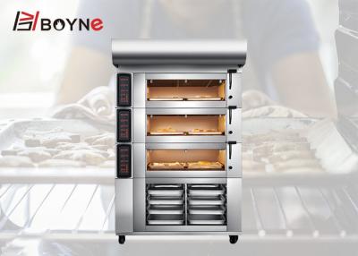 Cina 6 piattaforma commerciale Oven Easy To Clean del forno dei vassoi 16.65KW e latta che cuoce molto tempo del onr in vendita