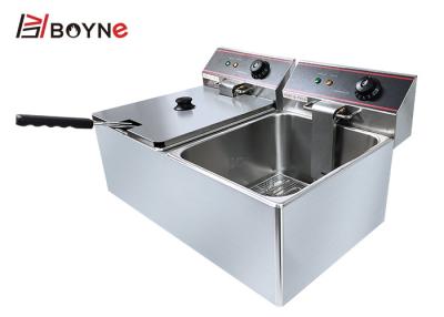 Китай коммерчески кухня 6.5kw варя Fryer нержавеющей стали танка 11L оборудования 2 глубокий продается