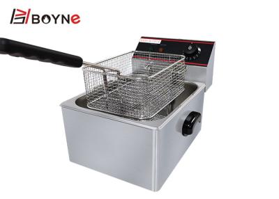 Κίνα 6L ενιαία Fryer ανοξείδωτου δεξαμενών μηχανή για τα πρόχειρα φαγητά προς πώληση