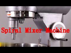 Milk Egg Spiral Mixer Machine Stirring 20L 1.1kw Alloy For Bakery