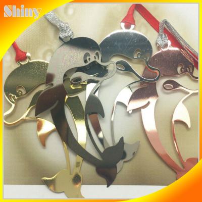 China Reizendes Edelstahl-Metallbookmark-Klipp, metallische Bookmark-Tier-Art zu verkaufen