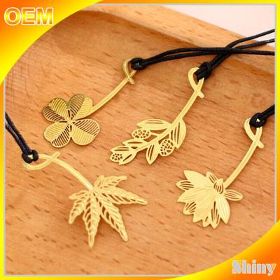 China Cute Brass Metal Book Marks Custom Christmas Ornaments Embossed Decoration for sale