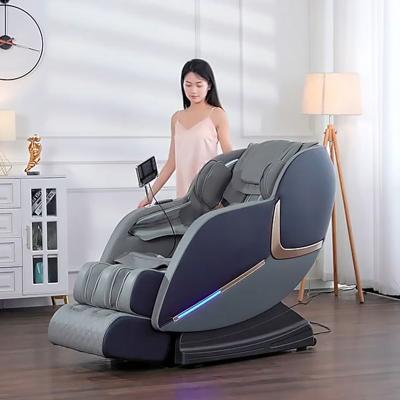 China Modern Custom logo electric family armchair massage full body 4d zero gravity luxury pu leather massage chair price for sale