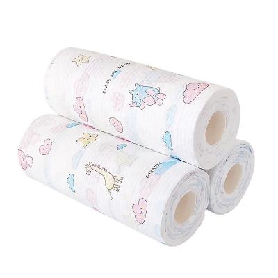 China Best Baboo Cloth Dish Nonwoven Wash Cloth Sustainable Disposable Towel Wash Eco-friendly Cloth for sale