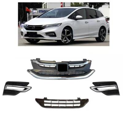 China CLA Honeycomb Matt Black Car Chrome Front Grille voor Honda Jade 2017 2018 2019 2020 FR1 71121-T4N-H71 Te koop