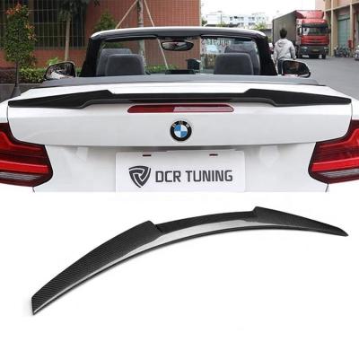 China Auto Suspension System Carbon Fiber Rear Wing Trunk Spoiler for BMW 2 Series F22 M2C for sale