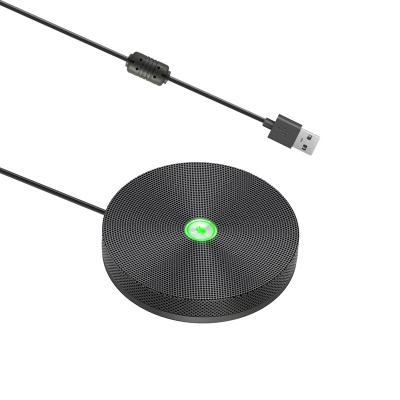 China USB plug and play omnidirectional microphone with mute button and indicate light for computer and laptop use for sale