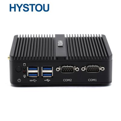 China For New J4125 4K Windows 10 Windows 10 Running Mini PC Business 2021 Fanless Industrial Desktop Computer for sale