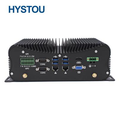 China Aluminum Alloy GPIO Computer Factory Price Fanless Mini Industrial Box Pc Industrial LPT for sale