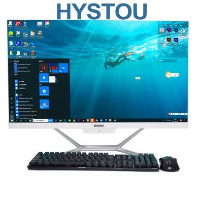 China HYSTOU Komputer Aio 4K USB Port Studio All In Desktop Designer One Frameless Computer All In One Windows PC for sale