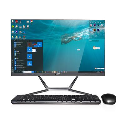 China Gaming 23.8 Inch 4k Gaming Pc All In One Desks Core i7 6500u Pc All-in-one Desktop Computer With Webcam for sale