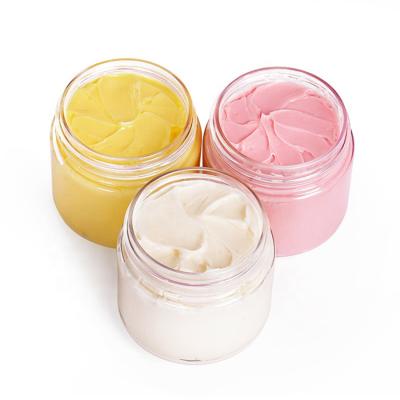 China Private Label Shea Butter Whipped Coconut Body Skin Revitalizer Supply Body Lotion Care Butter Body Cream Hydration Moisturizer Making Deliveries for sale