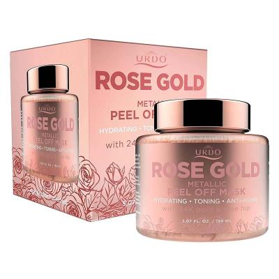 China Anti-wrinkle whitening24K skin rose gold whitening mask customization for sale