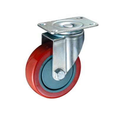 China 230 Series PU or PVC Semi-Pneumatic Wheel Caster with Ball Bearing Casters, Trolley Caster Wheels for sale