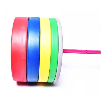 China China Universal Cheap High Quality Home Fitness Gym Equipment Durable Rubber Barbell Weight Plate for sale