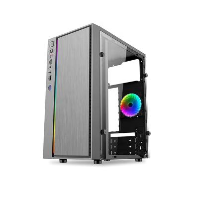 China Side View Computer Case #275 ATX Gaming PC Case RGB Lightweight Micro Desktop Case for sale