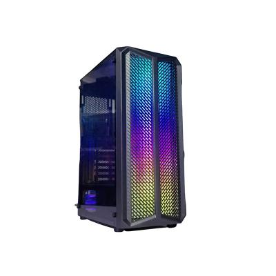 China With Fan Computer Case With RGB Fans Game Case for sale