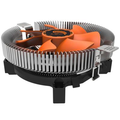 China Intel Processor and AMD Compatible Orange CPU Fan CPU Cooler for sale