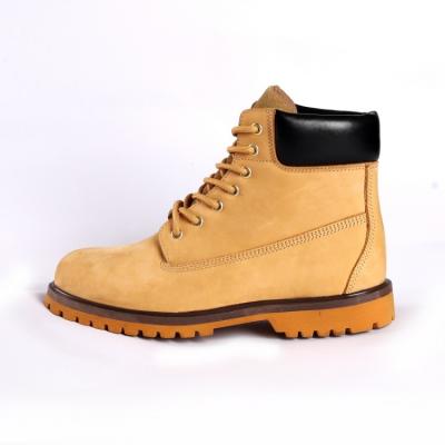 China Yellow Color Anti Slip Goodyear Safety Shoes Air Mesh Ventilate Unisex  High End for sale