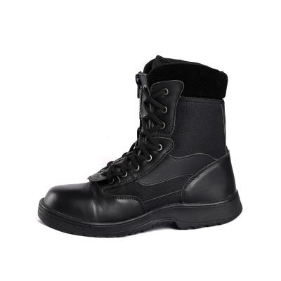 China Wasserdichtes Stahl-Zehen-Schuhe Anti-Slip PU Sohle Spitzen-Up-Arbeitsschuhe Schwarze Farbe Mann Sicherheitsschuhe zu verkaufen