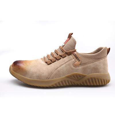 China Shengjie OEM Man'S Fashion Waterproof Wear-Resistant Work Boots Non-Slip Brown Work Steel Toe Safety Boots for sale