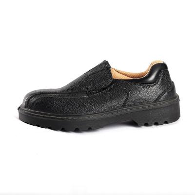 China Durchstechungsbeständiges Leder PU OutSole Bequeme EVA Insole Nylon Stoff Niedrigschnitt Sicherheitsschuhe zu verkaufen