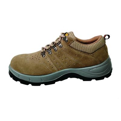 China Shengjie Man'S Leather Steel Toe Cap Anti-Smashing Anti-Piercing Wear-Resistant Safety Shoes Breathable Work Shoes for sale