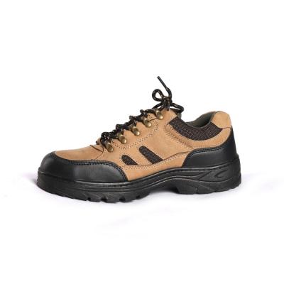 China Steel Toe Low Cut Slip Oil Resistant Microfiber Leather Mesh Rubber Worker Safety Shoes for sale