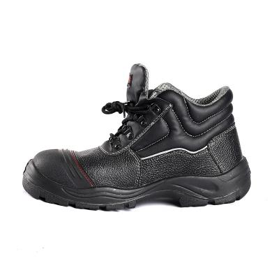 China Shengjie Embossed Cow Leather Upper PU Anti Puncture Waterproof Safety Footwear Cat Work Boots Safety Shoes for sale