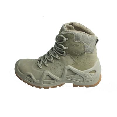 China Shengjie Supportive Durable Lace Up Hiking Boots Mesh Fabric PU Rubber Outsoles Soft Hiker Outdoor Shoes for sale