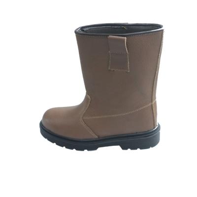 China Shengjie Steel Toe Cap Lace Up Cut Safe Boots With Anti Slip And Shock Absorbing PU Sole Heel Protect Safety Shoes for sale