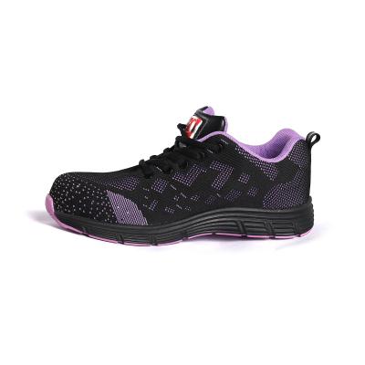 China Steel Toe and EVA Insole Fly Knit Safety Shoes for Warehouse Workers for sale