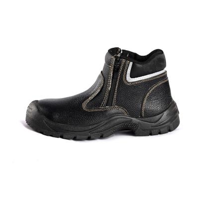 China ODM Steel Plate LOGO Boots with Heat Resistant Function Breathable Mesh Lining Safety Shoes for sale