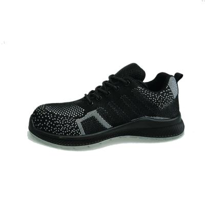 China SJ Kevlar Mittelsohl Fly-Knit-Schuhe mit Schnürschnüre und rutschfeste Arbeitsschuhe zu verkaufen