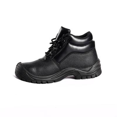 China Shengjie Steel Midsole Genuine Leather Upper Embossed Cow Leather for Comfortable Footwear Safety Shoes for sale