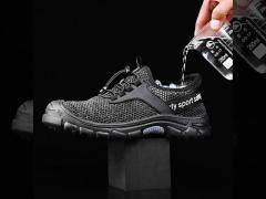 Shengjie High Quality Men Shoes Lightweight Breathable Anti-Piercing Work Safety Shoes