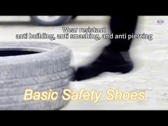 eu 36-47 leather basic footwear protection comfort steel toe safety shoes