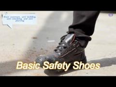 shengjie cow leather steel toe slip resistant pu sole enhanced protection workland safety shoes