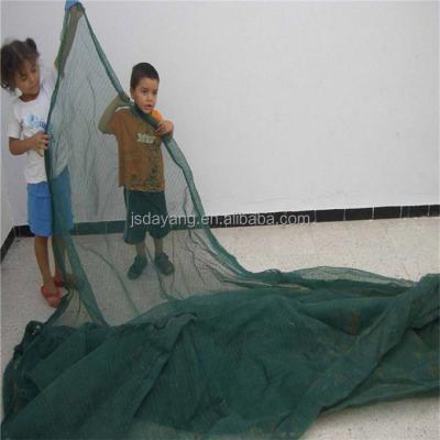 China Monofilament Good Quality PE HDPE Plastic Braided Fishing Net Webbing For Shrimp Trawl for sale