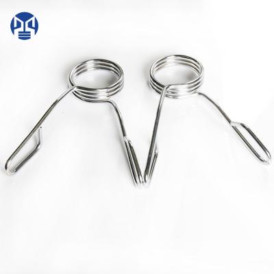 China Commercial Use Gym Accessories Barbell Spring Collars 50mm for sale