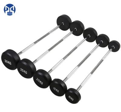 China China Factory Sales Gym Weightlifting Barbell Steel Loop Bar Rubber Ez Loop Barbell for sale