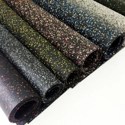 China Aerobic Material Yoga Mat Training Rolls Used Gym Rubber Flooring Rubber Flooring In Rolls for sale