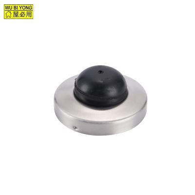 China Modern Factory Price Stainless Steel Metal Wooden Door Buffer Rubber Door Stopper for sale