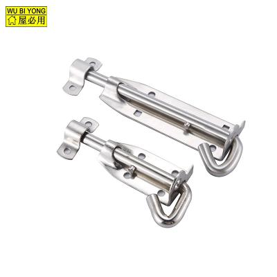 China Modern Most Popular Stainless Steel Apartment Sliding Door Turn Bolt Door Bolt for sale