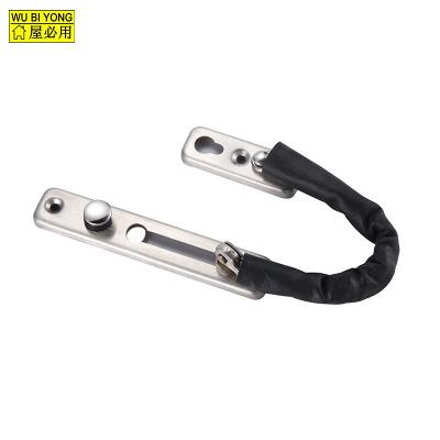 China 2021 modern new style stainless steel theft proof chain door bolt for metal double door for sale