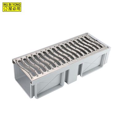 China Factory Price Cover 304 Stainless Steel PP Modern Basin Drains For Outdoor for sale