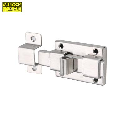 China Modern Barrel Spring Latch Cheapest Security Sliding Door Product Flat Turn Bolt for sale