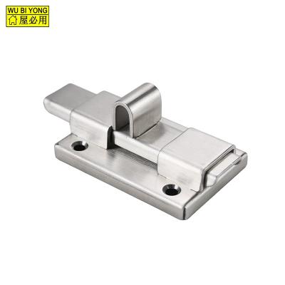 China OEM 304 Modern Apartment Good Quality Door Stainless Steel Glass Door Bolts for sale